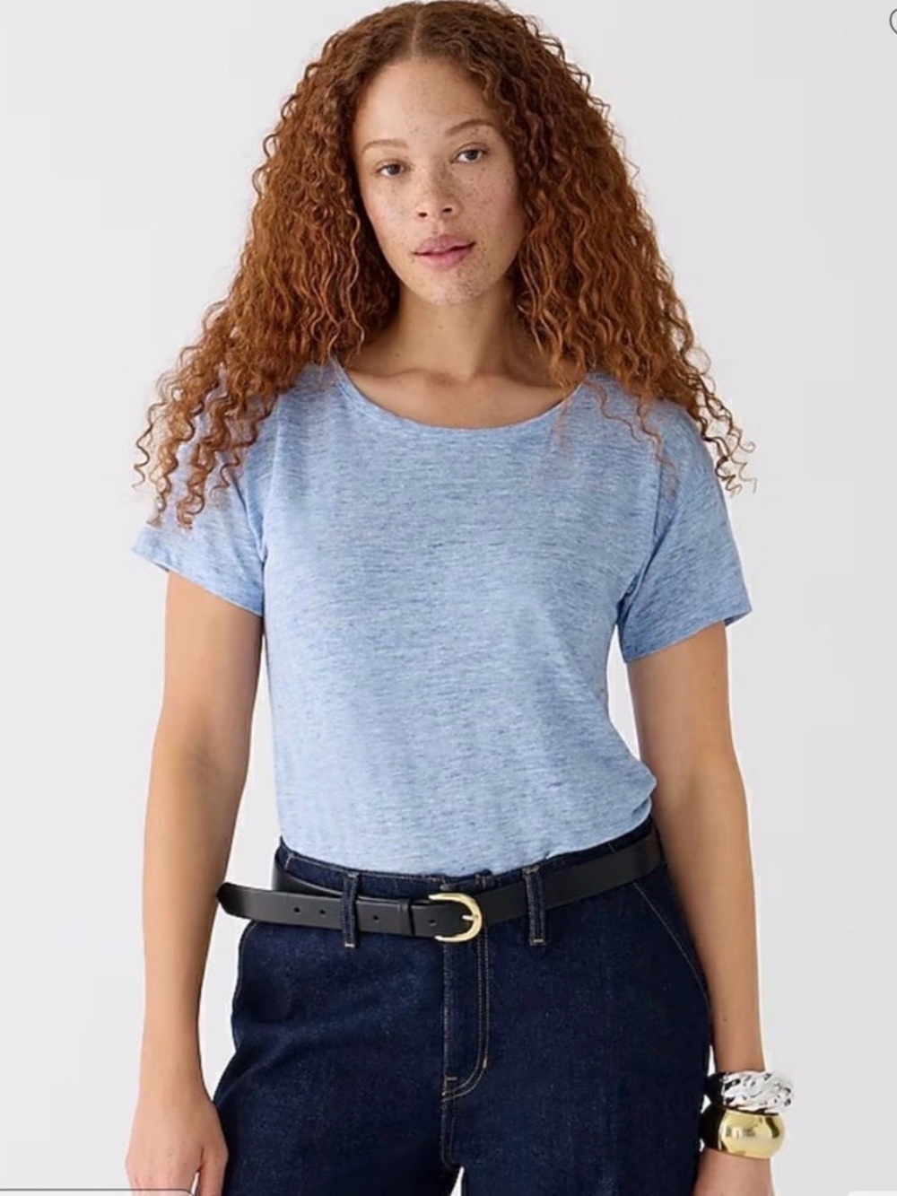 J. Crew NWOT Linen Tee